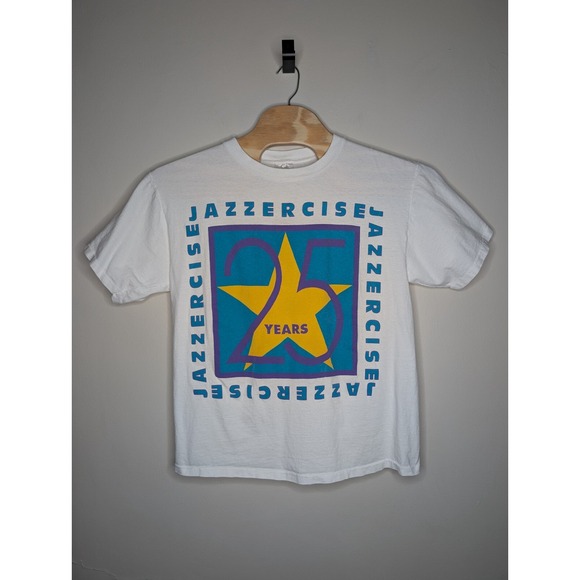 Vintage Jazzercise 25 Years T Shirt XL Tultex‎ 90s Workout Exercise Aerobics - Picture 2 of 10